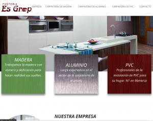 ejemplo pagina web