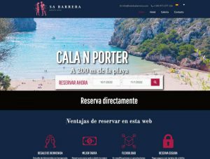 web ejemplo hotel